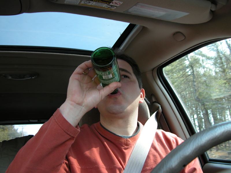 Drinking In Car
